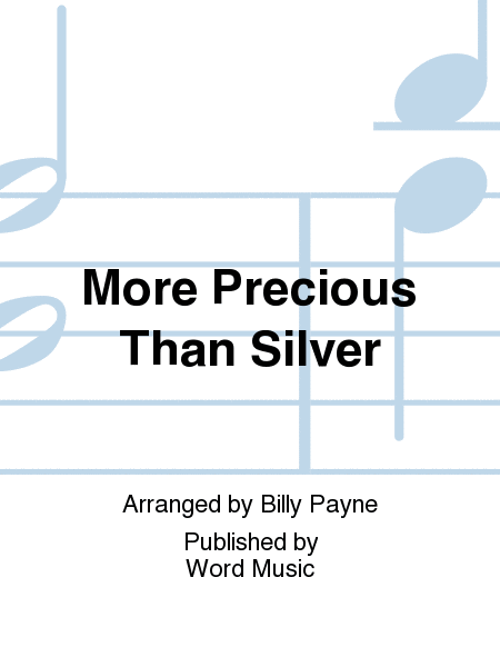 More Precious Than Silver - Orchestration image number null