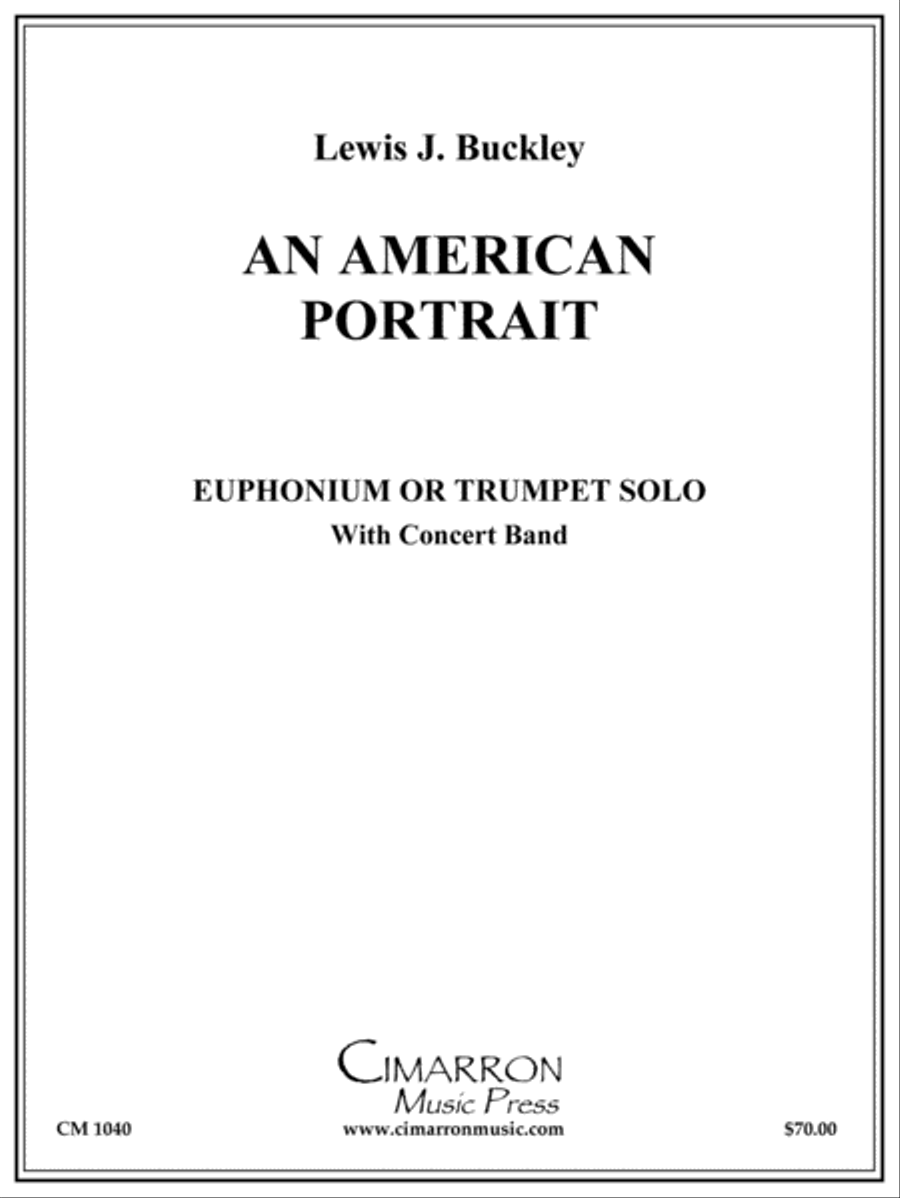 An American Portrait Concert Band scores gallery preview page 1