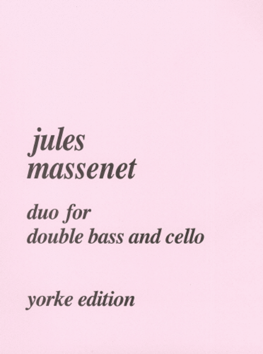 Duo for Cello and DB