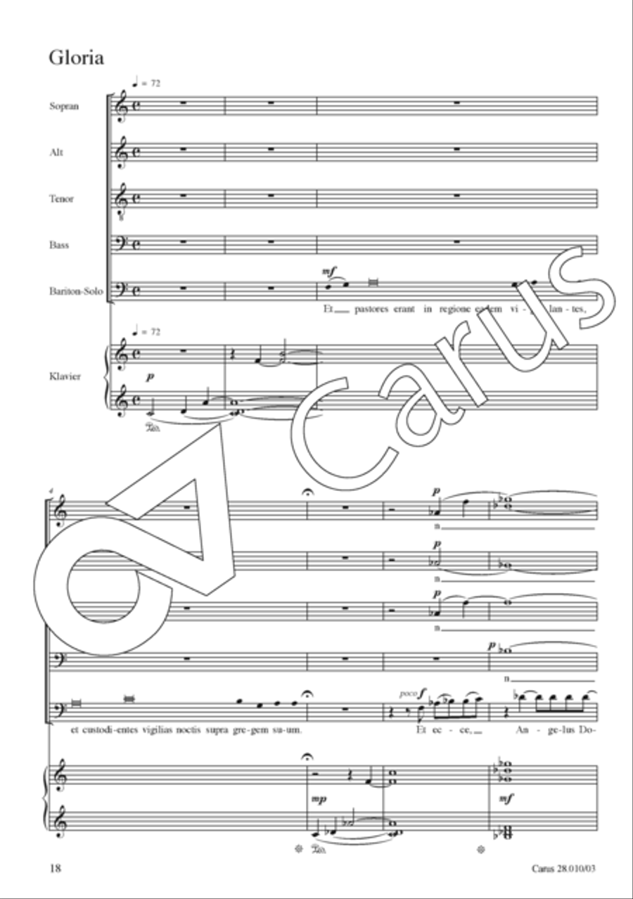 Missa ad maiorem Dei gloriam Divisi scores gallery preview page 19