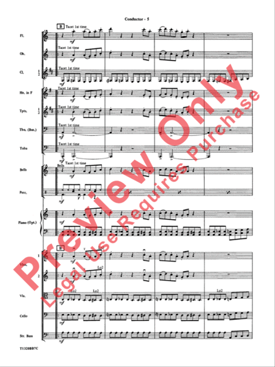 Batman Theme Full Orchestra scores gallery preview page 8