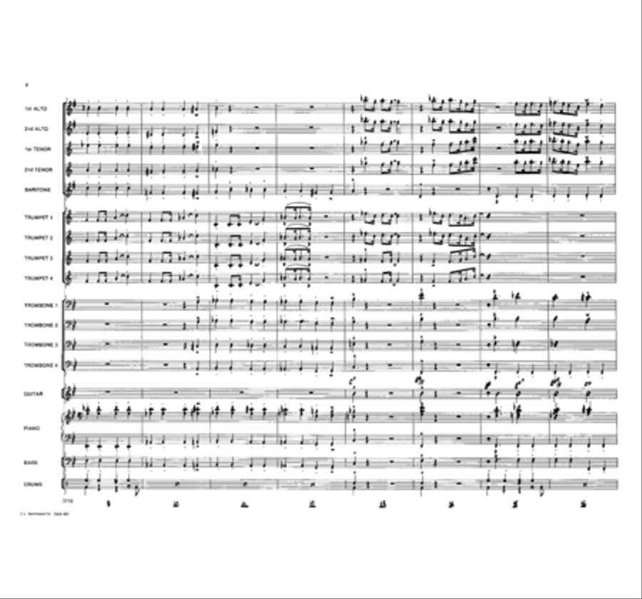 Swamp Water Blues Jazz Ensemble scores gallery preview page 3