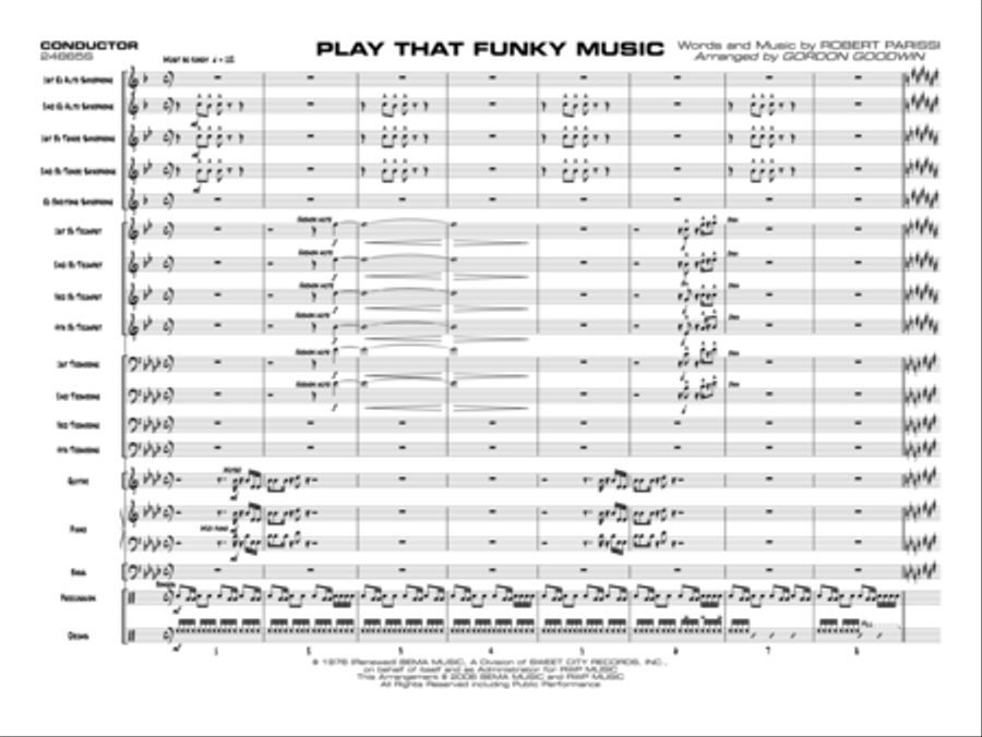Play That Funky Music Play That Funky Music Jazz Ensemble scores gallery preview page 4