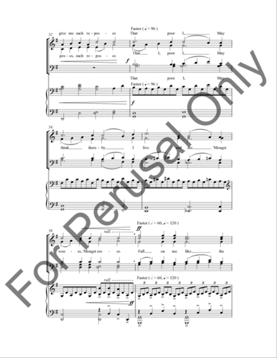 Charm Me Asleep: To Music 4-Part scores gallery preview page 8