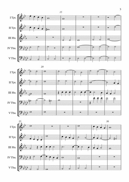 Madrigal Ahi dolente partita (Claudio Monteverdi) Brass Quintet arr. Adrian Wagner image number null