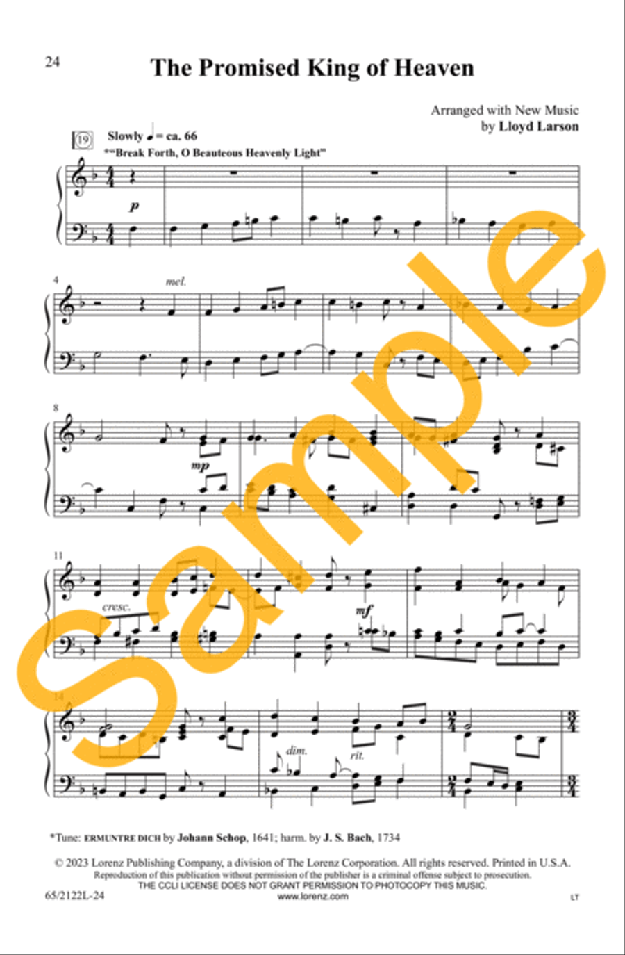 A New and Glorious Morn! 3-Part scores gallery preview page 19