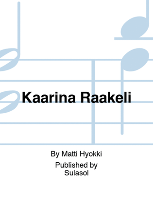 Book cover for Kaarina Raakeli