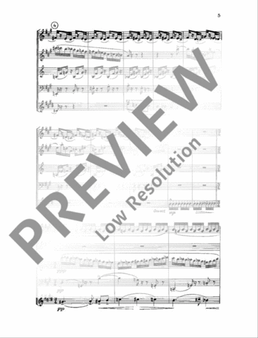 Quintet No. 1 Woodwind Quintet scores gallery preview page 6