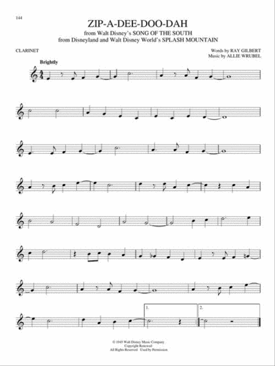 Big Book of Clarinet Songs Clarinet Solo scores gallery preview page 8