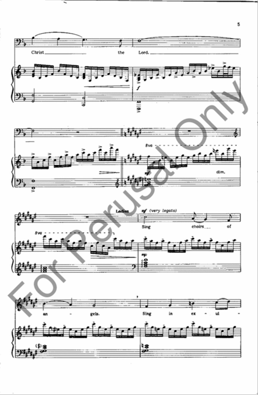 O Come (All) You Faithful 4-Part scores gallery preview page 5
