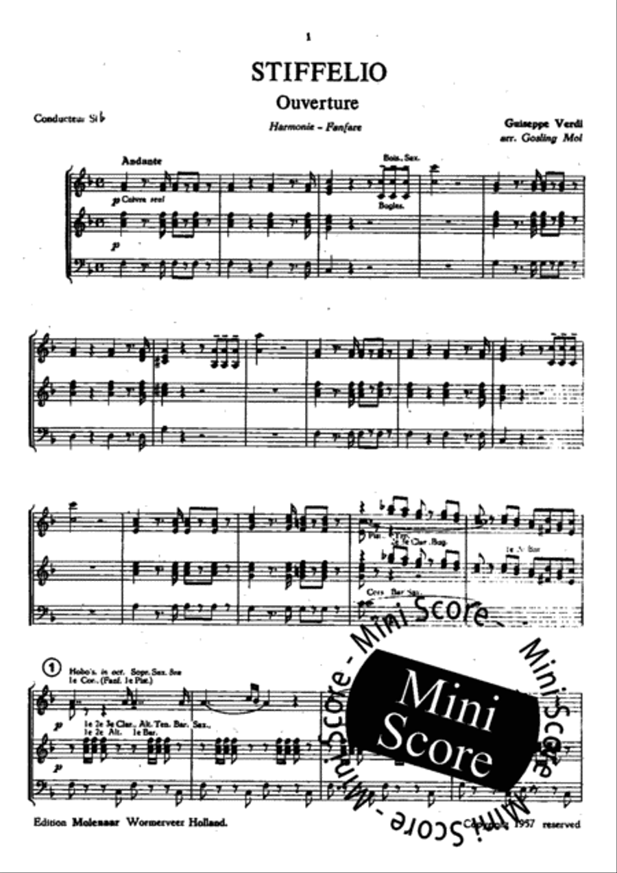 Stiffelio Fanfare Band scores gallery preview page 3