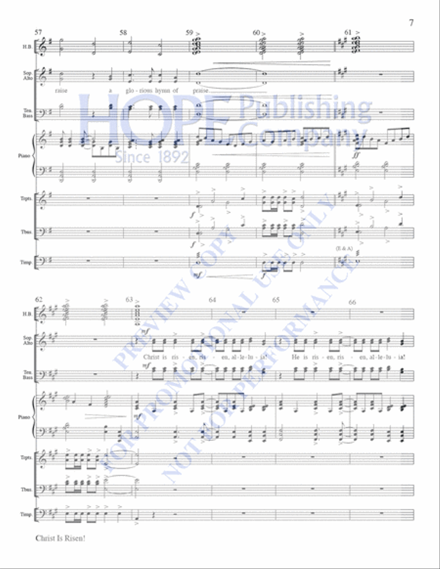 Christ Is Risen! Choir scores gallery preview page 8