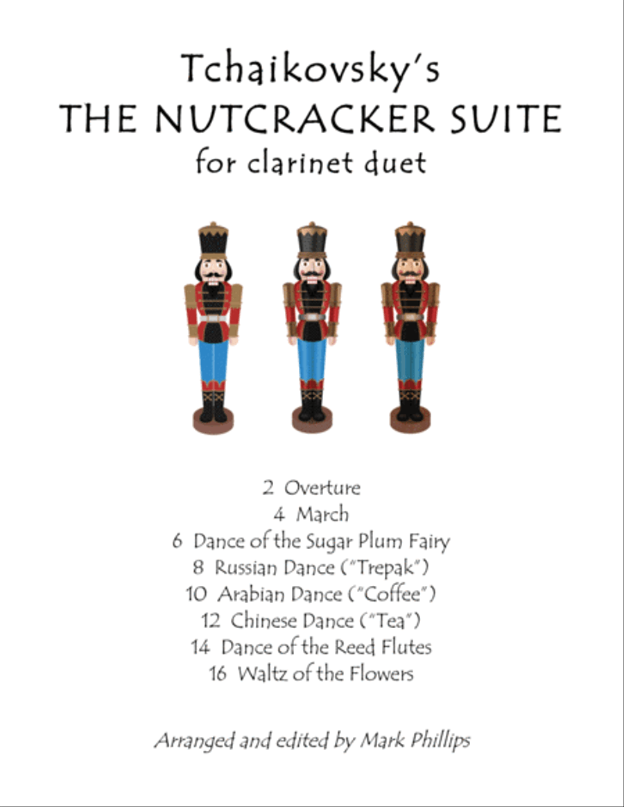 The Nutcracker Suite (complete) Clarinet Duet scores gallery preview page 1