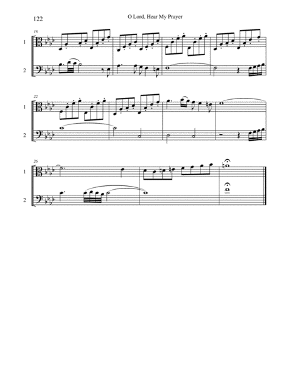 Ten Selected Hymns for the Performing Duet, Vol. 7 - viola and cello Ten Selected Hymns for the Performing Duet, Vol. 7 - viola and cello String Duet scores gallery preview page 2