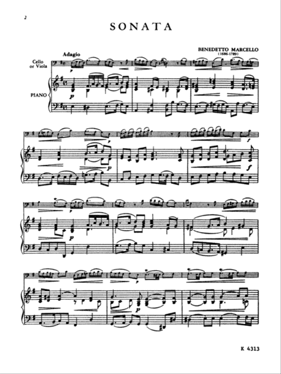 Sonata in E Minor Small Ensemble scores gallery preview page 3