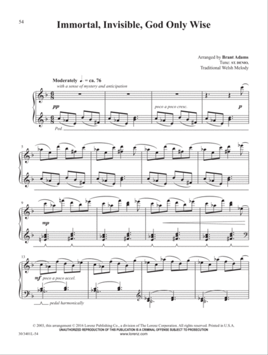 French Horn Solos for Worship, Vol. 2 Piano scores gallery preview page 23