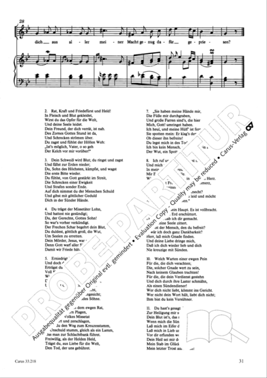 Geistliche Oden und Lieder (Gellert) Collection / Songbook scores gallery preview page 26
