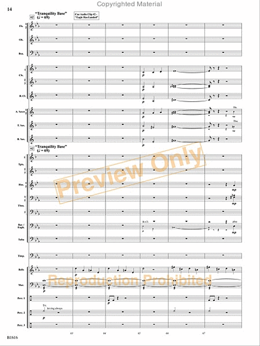 One Giant Leap Concert Band scores gallery preview page 15