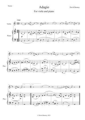 Adagio à la Corelli for Violin and Piano