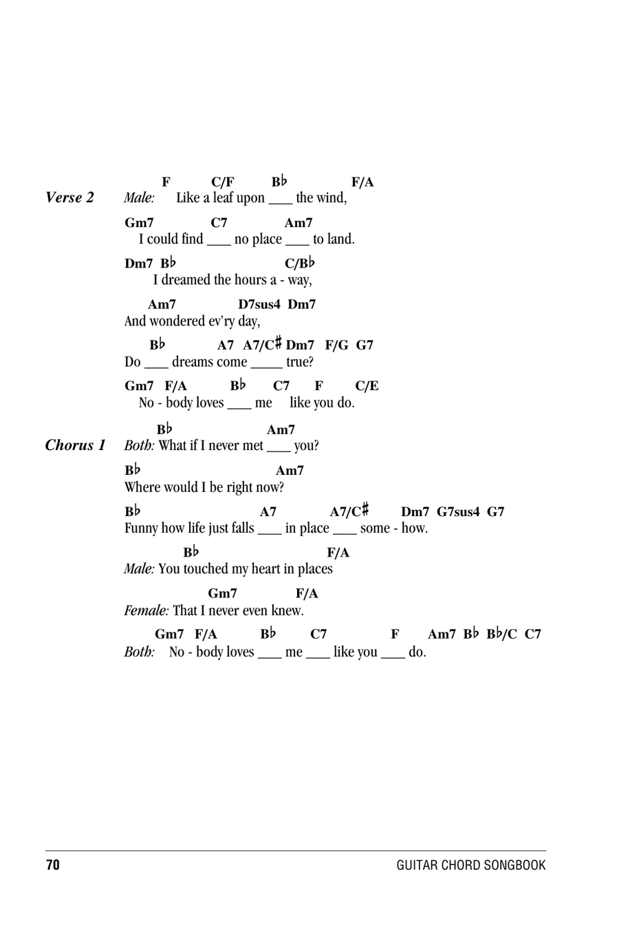Nobody Loves Me Like You Do Acoustic Guitar scores gallery preview page 2