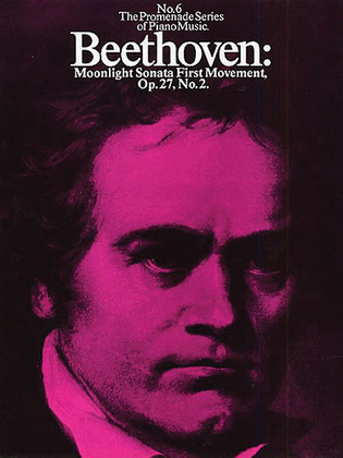 Book cover for Beethoven: First Movement From the 'Moonlight Sonata' Op.27, No.2 (No.6)