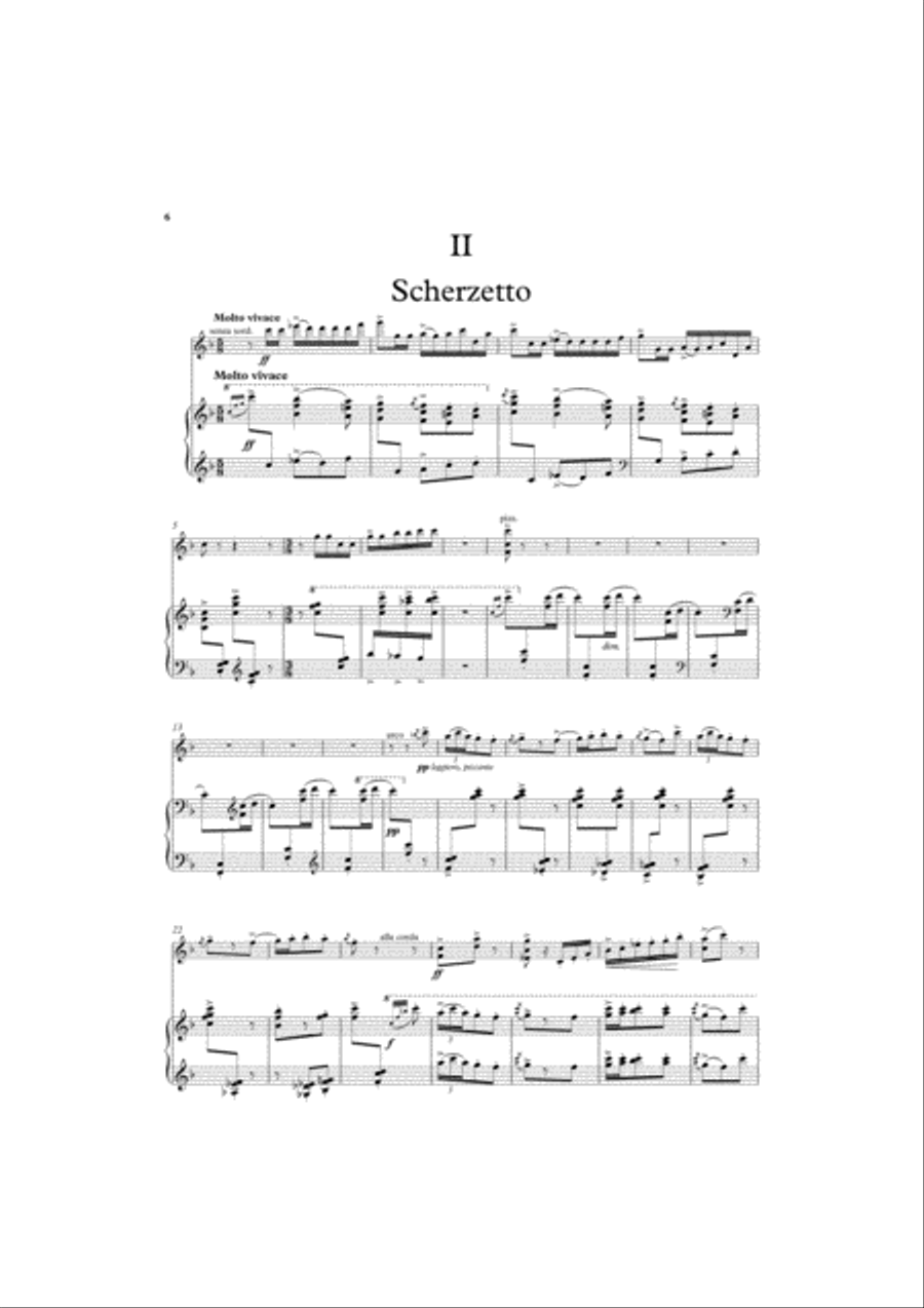 Two Pieces for Violin and Piano Violin Solo scores gallery preview page 3