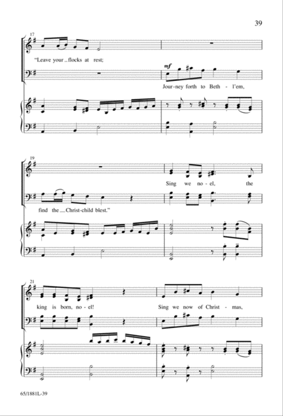 A Very Special Night A Very Special Night Unison Choir scores gallery preview page 41