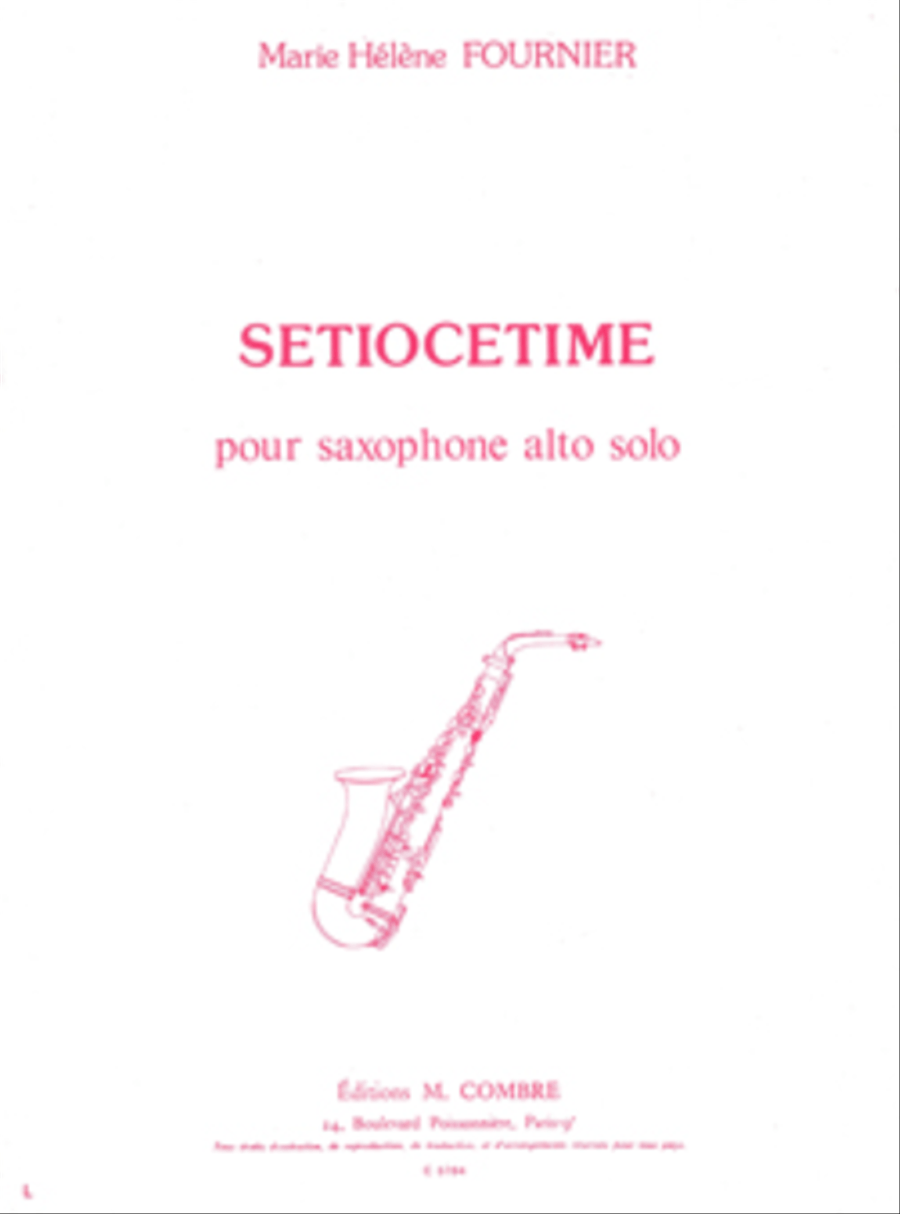 Setiocetime Alto Saxophone scores gallery preview page 1