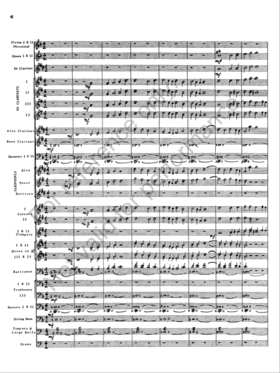 The Golden Legend Concert Band scores gallery preview page 39