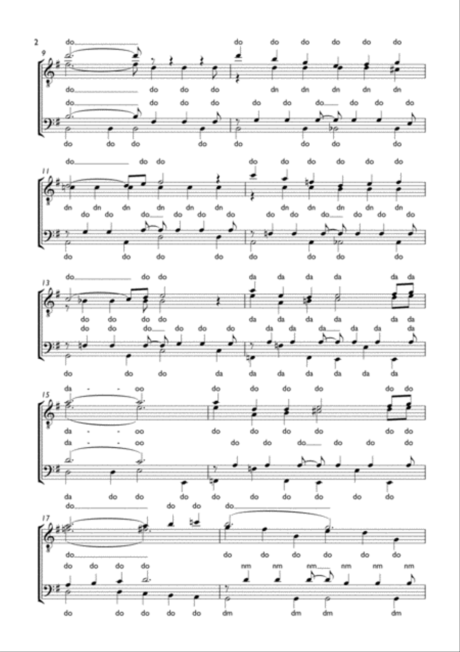 Le Cygne (The Swan - Carnival of the Animals) TTBB scores gallery preview page 2