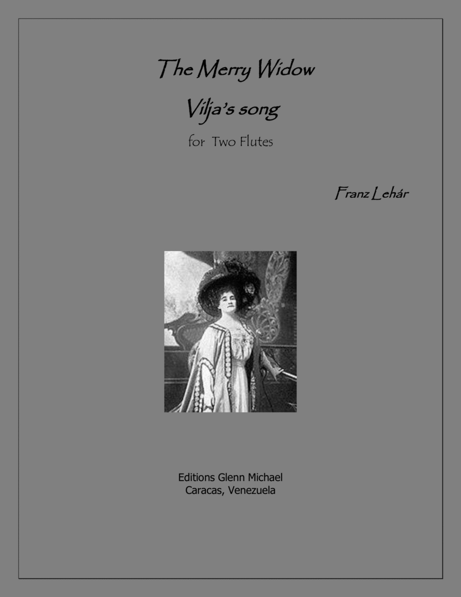 Vilja's song for 2 flutes Flute Duet scores gallery preview page 1