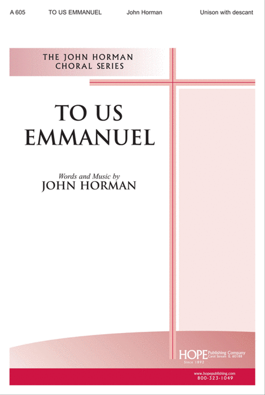 To Us Emmanuel Unison Choir scores gallery preview page 1