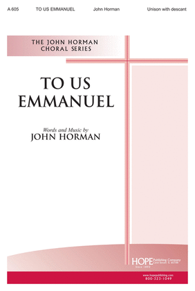 Book cover for To Us Emmanuel