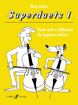 Book cover for Superduets for Cello, Book 1
