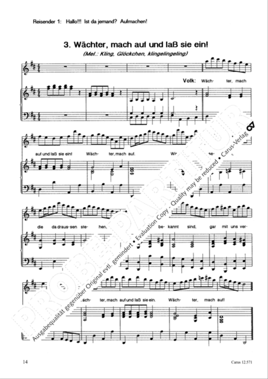 O je, Bethlehem Unison Choir scores gallery preview page 15