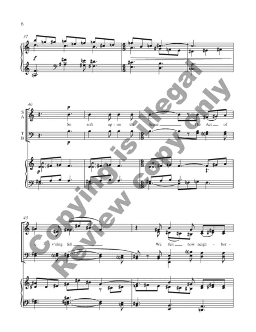 The Mountains Stood in Haze 4-Part scores gallery preview page 6