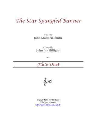 The Star-Spangled Banner for Flute Duet