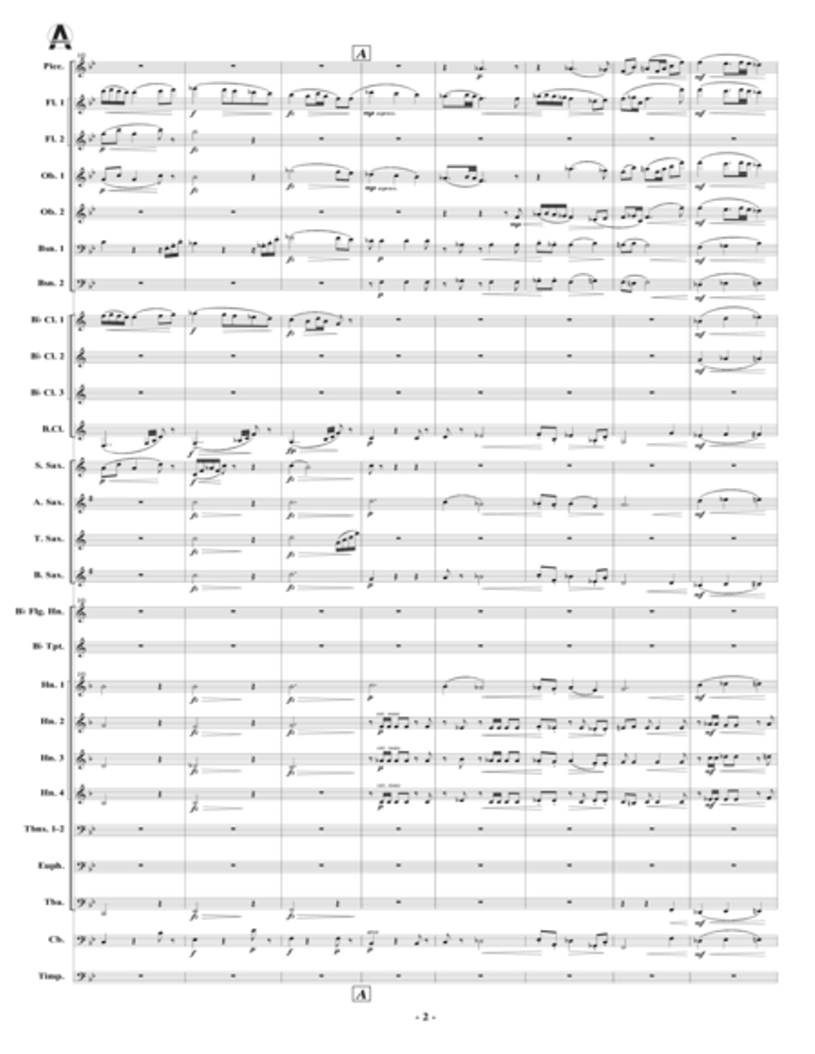 Slavonic Dance No.6, Op.72 - STUDY SCORE ONLY Concert Band scores gallery preview page 5