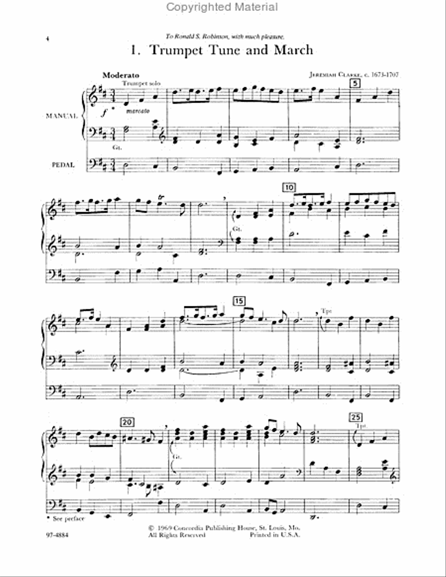 Baroque Composers of the Chapels Royal Trumpet scores gallery preview page 2