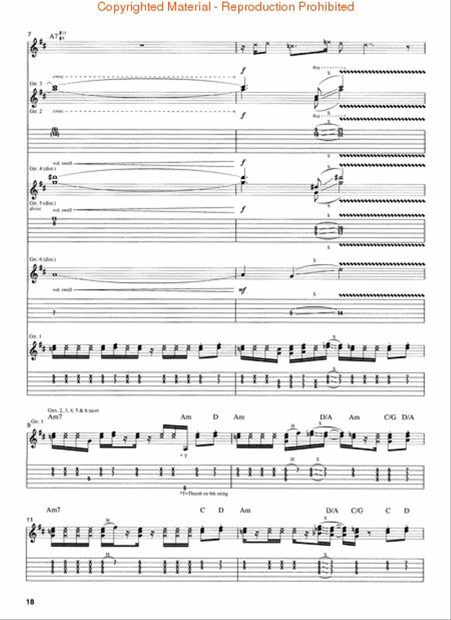 Steve Vai - The Ultra Zone: Naked Vamps Electric Guitar scores gallery preview page 4