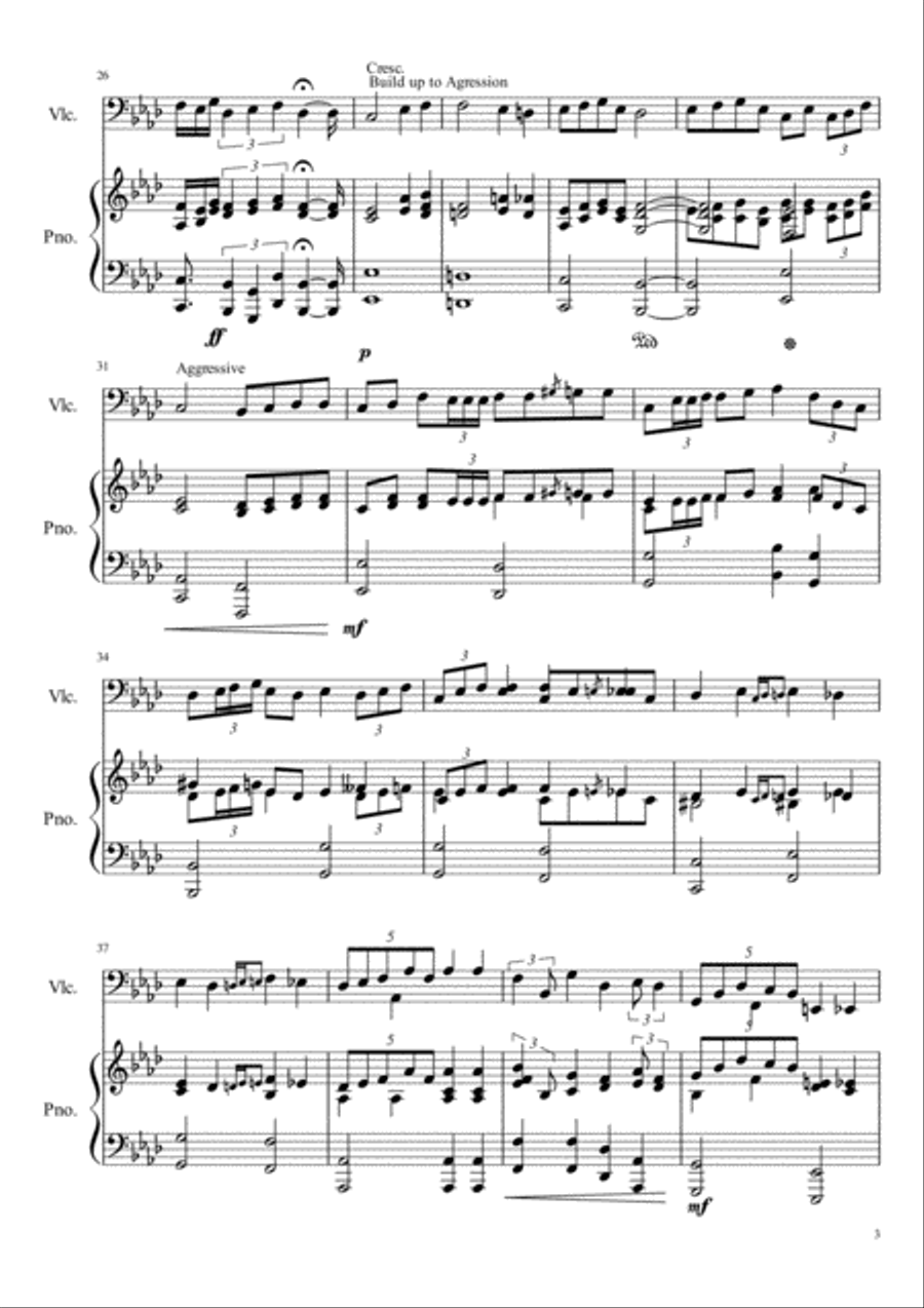 Amputate Piano scores gallery preview page 3