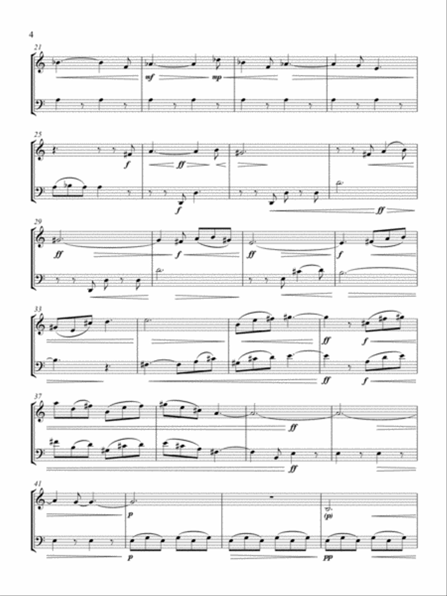 Prelude Variations Cello scores gallery preview page 4
