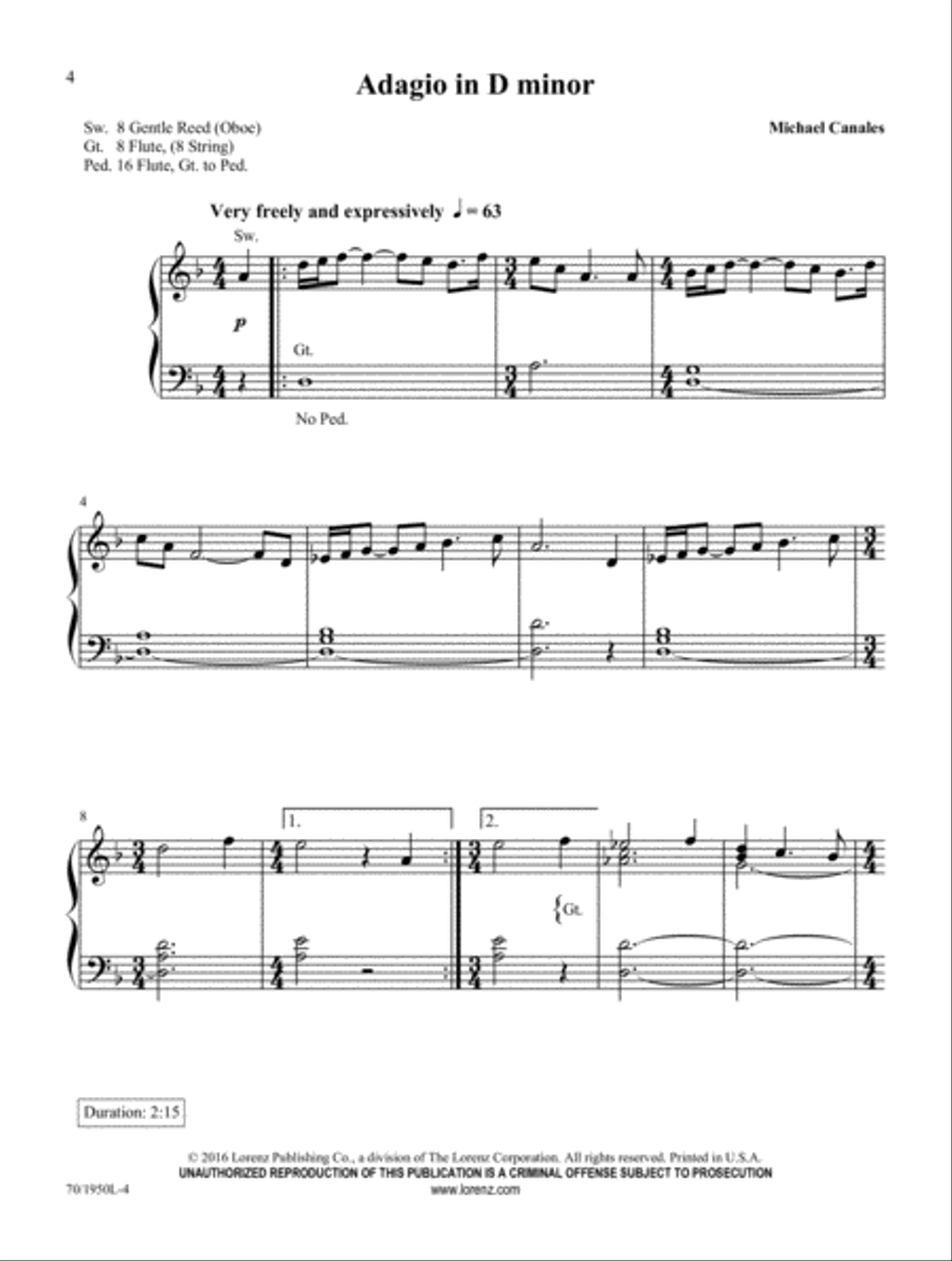 Inventions for Worship Organ Solo scores gallery preview page 2