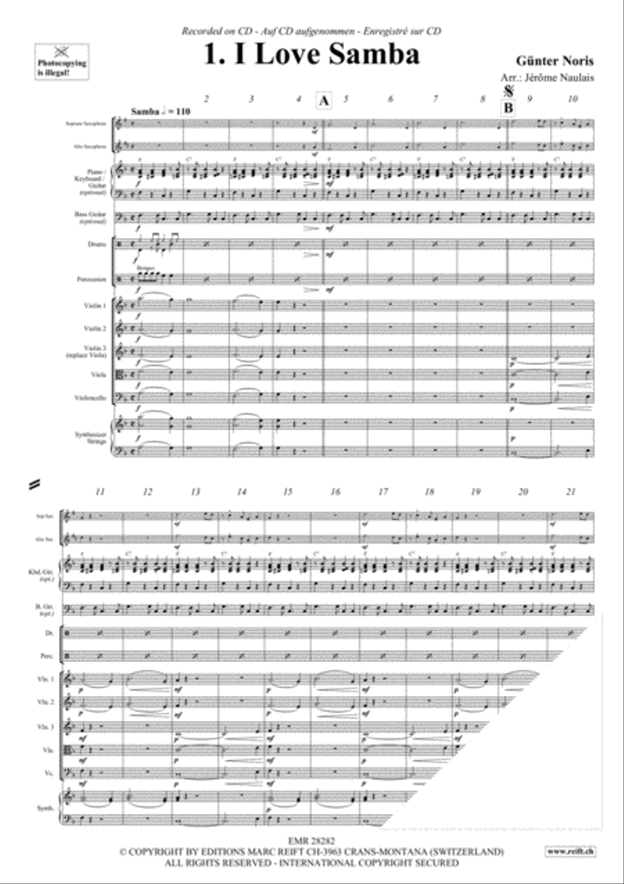 Let's Dance Volume 3 Woodwind Ensemble scores gallery preview page 3