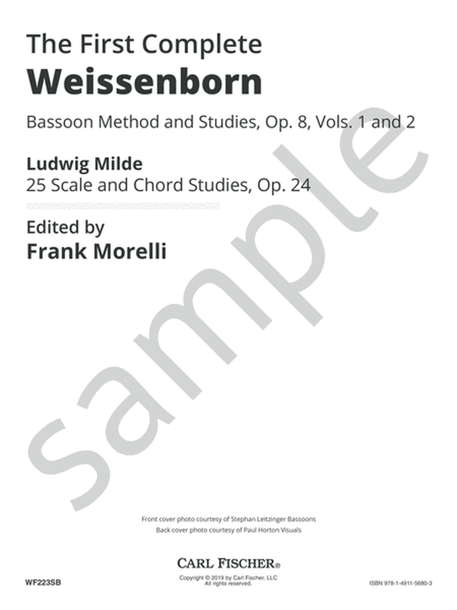 The First Complete Weissenborn