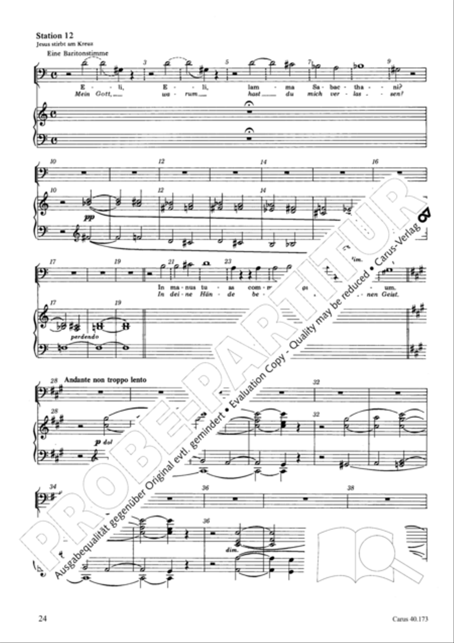 Via crucis 4-Part scores gallery preview page 25
