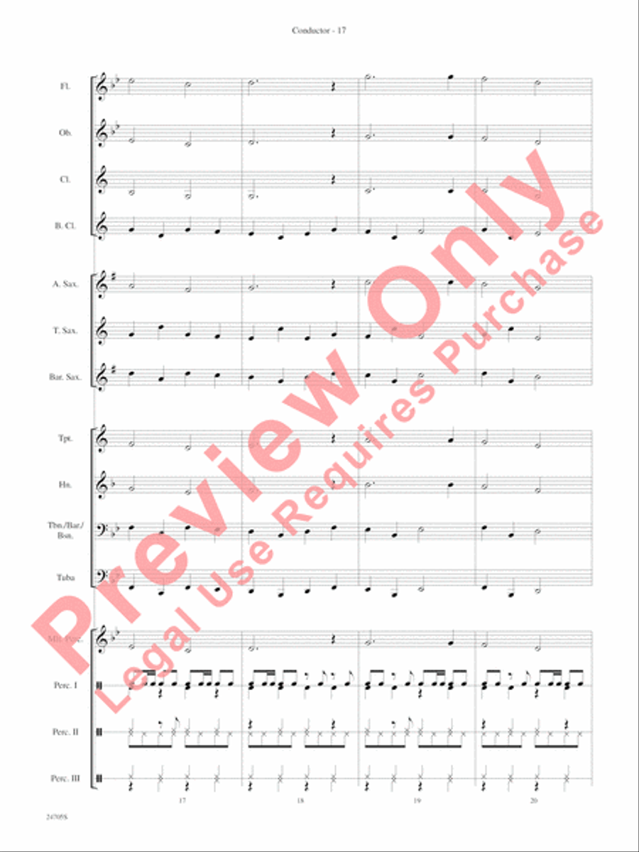 Belwin Beginning Band Kit #2 Concert Band scores gallery preview page 20