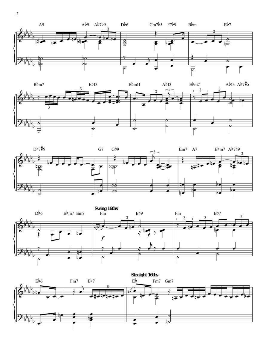Lover Man (Oh, Where Can You Be?) (arr. Brent Edstrom) Piano Solo scores gallery preview page 2