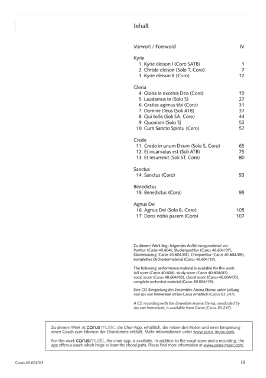 Grosse Mariazeller Messe in C 4-Part scores gallery preview page 4