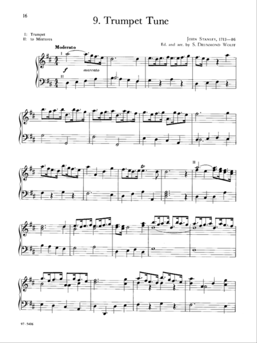 Baroque Music for Manuals, Vol. II Organ scores gallery preview page 8